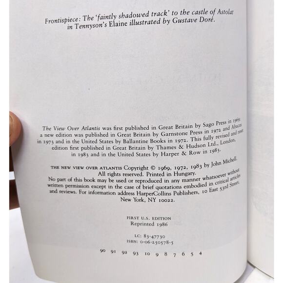 The New View Over Atlantis - John Michell - 1986 Paperback - Picture 2 of 9